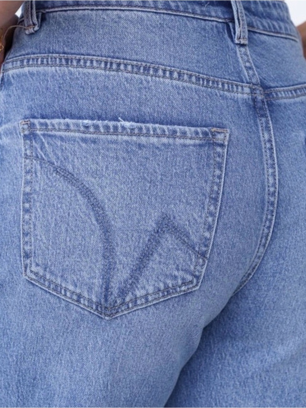 Mica Denim High-Rise Straight Leg Jeans